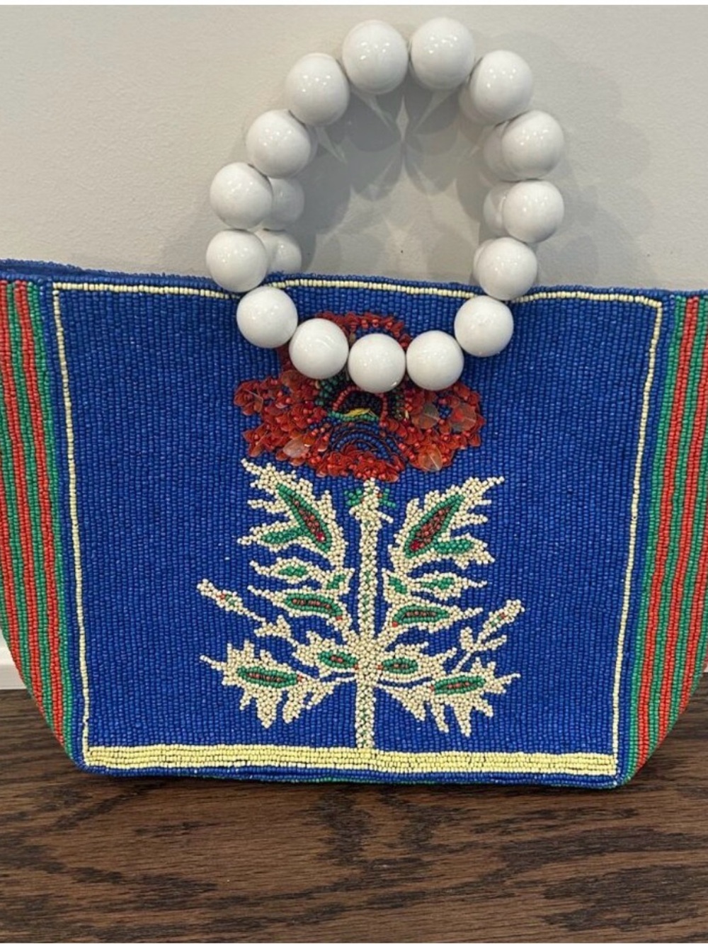 Anthropologie Beaded Tote - Picture 6 of 8